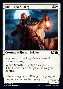Steadfast Sentry MTG Core 2020 - 040 Non-Foil