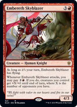 Embereth Skyblazer Throne of Eldraine - 321 Non-Foil