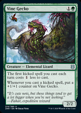 Vine Gecko MTG Zendikar Rising #219