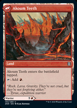 Akoum Warrior // Akoum Teeth MTG...