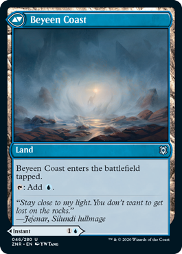 Beyeen Veil // Beyeen Coast MTG Zendikar Rising #046