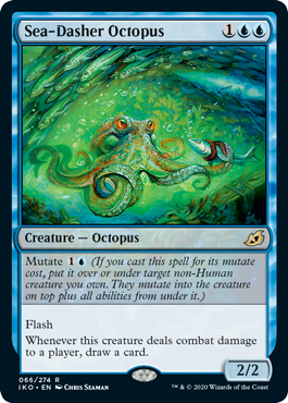 MTG Singles Ikoria | Sea-Dasher Octopus 066
