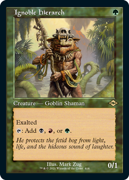 Ignoble Hierarch Retro