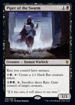 Piper of the Swarm Throne of Eldraine - 100 Non-Foil