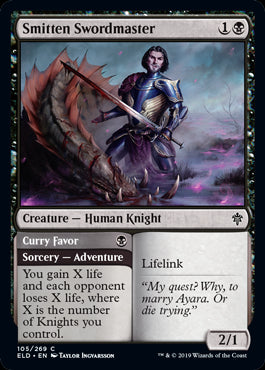 Smitten Swordmaster // Curry Favor Throne of Eldraine - 105 Non-Foil