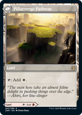 Needleverge Pathway // Pillarverge Pathway MTG Zendikar Rising #263