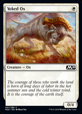 Yoked Ox MTG Core 2020 - 041 Non-Foil