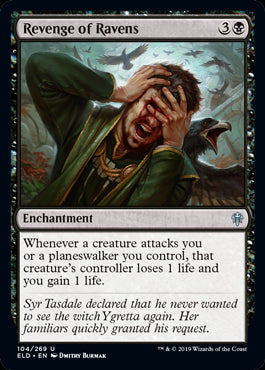 Revenge of Ravens Throne of Eldraine - 104 Non-Foil