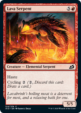 MTG Singles Ikoria | Lava Serpent 124