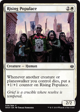 Rising Populace FOIL - 029 War Of The Spark