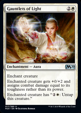 Gauntlets of Light MTG Core 2020 - 017 Non-Foil