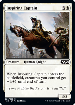 Inspiring Captain MTG Core 2020 - 025 Non-Foil
