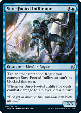 Sure-Footed Infiltrator MTG Zendikar Rising #083