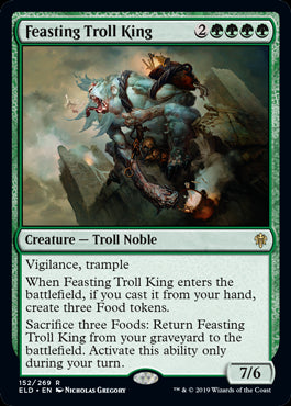 Feasting Troll King Throne of Eldraine - 152 Non-Foil