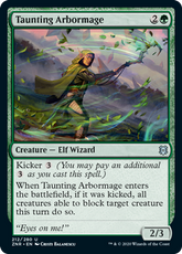 Taunting Arbormage MTG Zendikar ...
