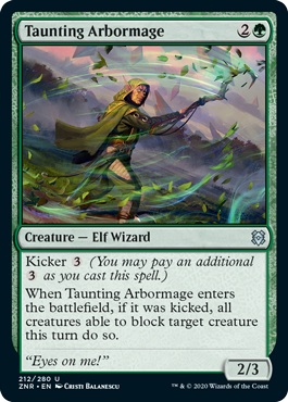 Taunting Arbormage MTG Zendikar ...