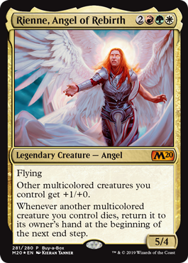 Rienne, Angel of Rebirth MTG Core 2020 - 281 Foil BaB Promo