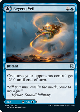 Beyeen Veil // Beyeen Coast MTG Zendikar Rising #046