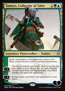 Tamiyo, Collector of Tales FOIL - 220 War Of The Spark