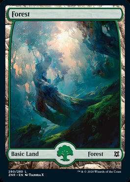 Full Art Forest MTG Zendikar Rising #280