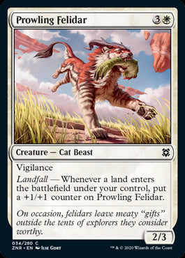 Prowling Felidar MTG Zendikar Ri...