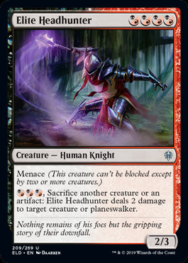 Elite Headhunter Throne of Eldraine - 209 Non-Foil