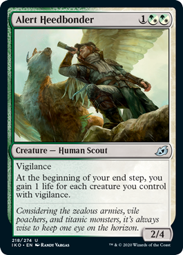 MTG Singles Ikoria | Alert Heedbonder 218