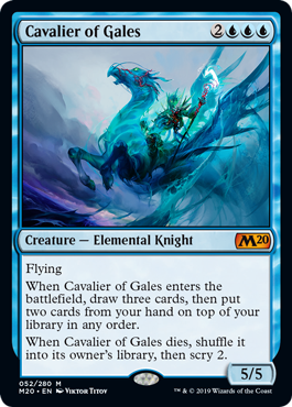 Cavalier of Gales MTG Core 2020 - 052 Non-Foil