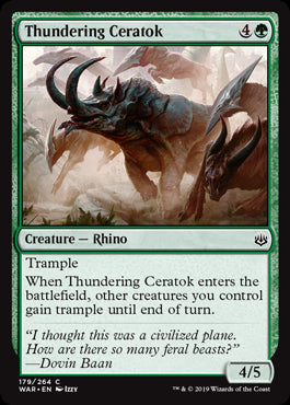 Thundering Ceratok MTG Singles