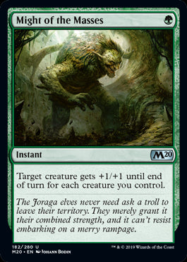 Might of the Masses MTG Core 2020 - 182 Non-Foil