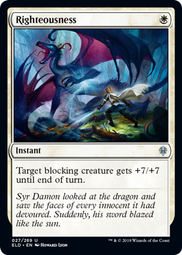 Righteousness Throne of Eldraine - 027 Non-Foil