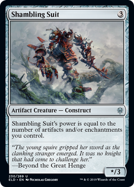 Shambling Suit Throne of Eldraine - 230 Non-Foil