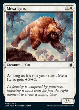 Mesa Lynx MTG Zendikar Rising #028