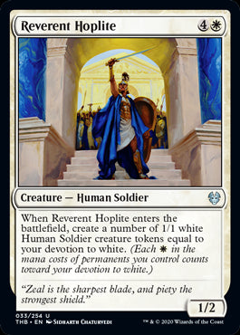 Reverent Hoplite Theros Beyond Death - 033 Non-Foil