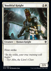 Youthful Knight Throne of Eldraine - 037 Non-Foil