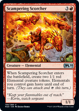 Scampering Scorcher MTG Core 2020 - 158 Non-Foil
