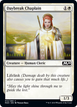 Daybreak Chaplain MTG Core 2020 - 012 Non-Foil