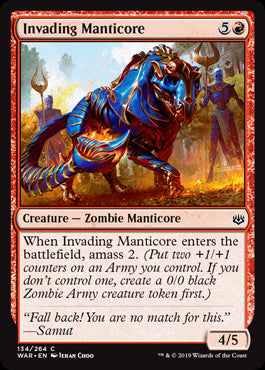 Invading Manticore MTG Singles