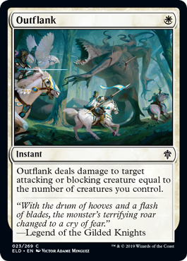 Outflank Throne of Eldraine - 023 Non-Foil