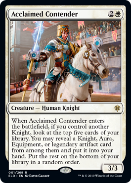 Acclaimed Contender Throne of Eldraine - 001 Non-Foil
