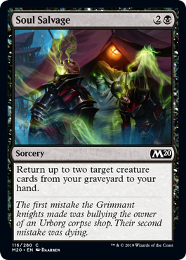 Soul Salvage MTG Core 2020 - 116 Non-Foil