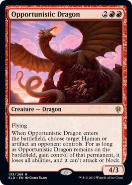 Opportunistic Dragon Throne of Eldraine - 133 Non-Foil