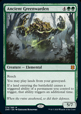 Ancient Greenwarden MTG Zendikar...