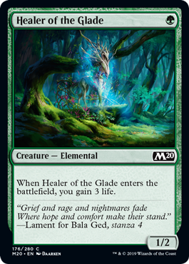 Healer of the Glade MTG Core 2020 - 176 Non-Foil