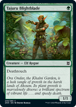 Tajuru Blightblade MTG Zendikar ...