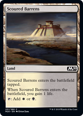 Scoured Barrens MTG Core 2020 - 251 Non-Foil