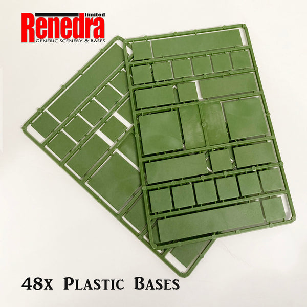 Infantry Bases Combination 48 Pieces