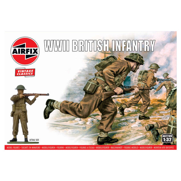 Airfix WWII British Infantry - 1/32 Scale Models