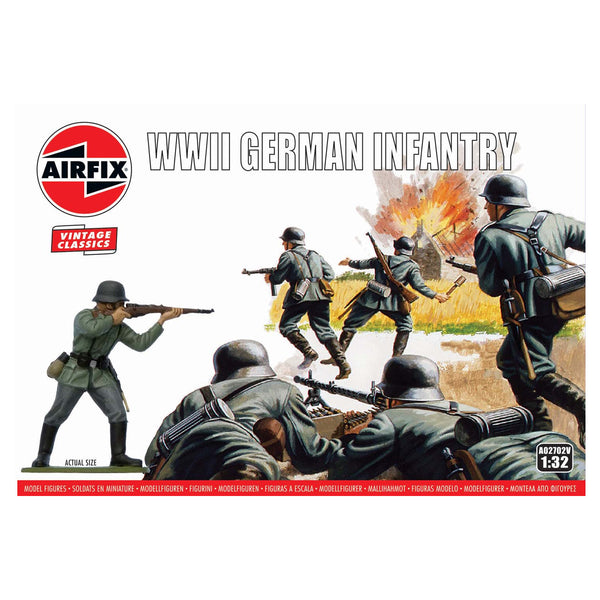 Airfix WWII German Infantry - 1/32 Scale Models