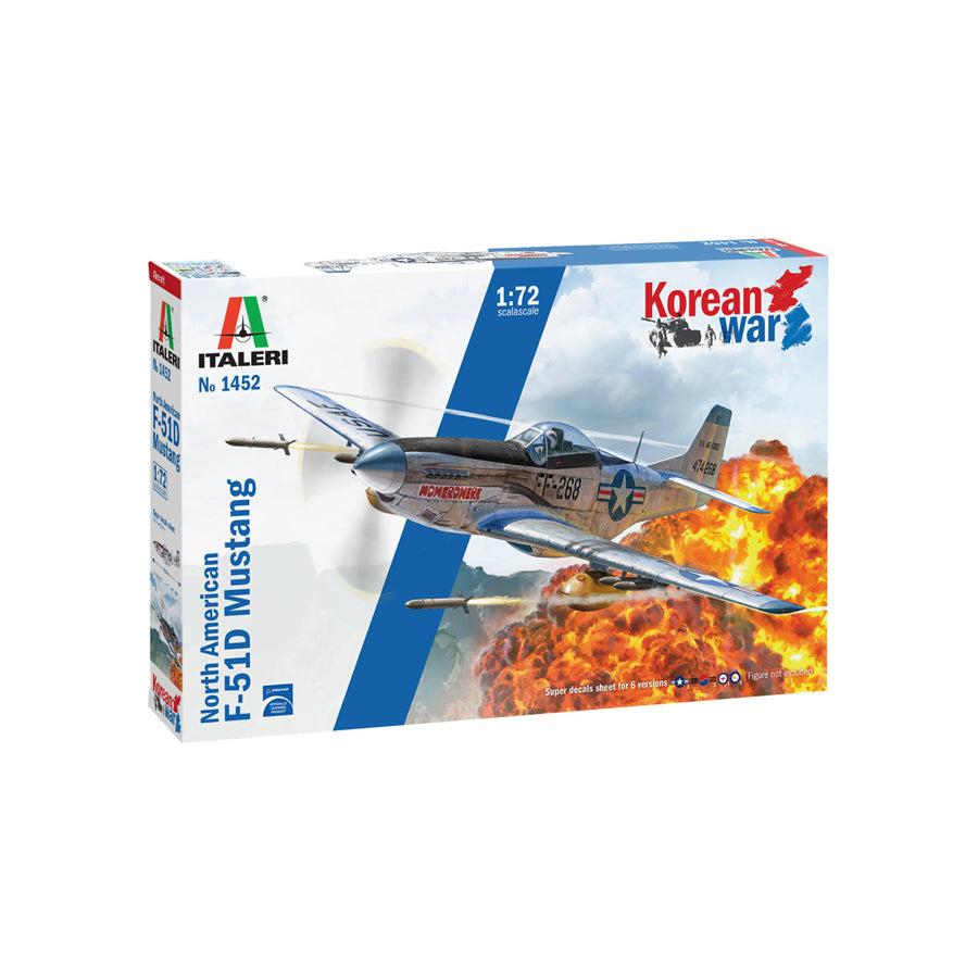 US F-51D Mustang - Italeri - 1:72 Scale Model Kit